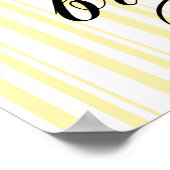 Lemon Branch Mediterraan Zomer Bruids Brunch Poster (Hoek)