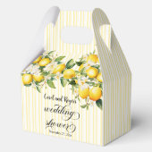 Lemon Branch Mediterraan Zomer Trouwdouche Bedankdoosjes (Voorkant)