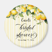 Lemon Branch Mediterraan Zomer Vrijgezellenfeest Magneet (Voorkant)