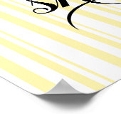 Lemon Branch Mediterraan Zomer Vrijgezellenfeest Poster (Hoek)