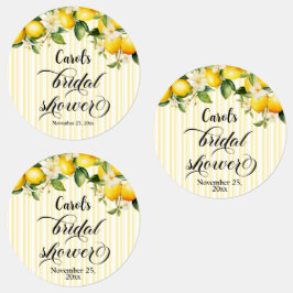 Lemon Branch Mediterrane Zomer Labels