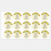 Lemon Branch Mediterrane Zomer Labels (Vel)