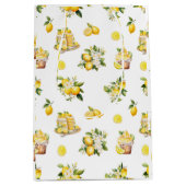 Lemon Branch Mediterranean Summer Medium Cadeauzakje (Voorkant)