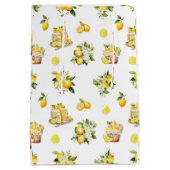 Lemon Branch Mediterranean Summer Medium Cadeauzakje (Achterkant)