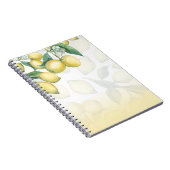 Lemon Branches White & Yellow Country Robuuste afb Notitieboek (Rechterzijde)