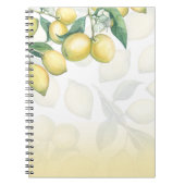 Lemon Branches White & Yellow Country Robuuste afb Notitieboek (Voorkant)