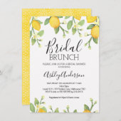 Lemon Bridal Brunch Bridal Shower Kaart (Voorkant / Achterkant)