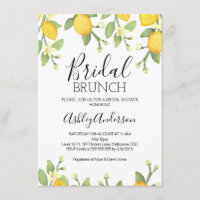 Lemon Bridal Brunch Bridal Shower