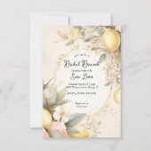 Lemon Bridal douche uitnodiging Lemons uitnodiging (Voorkant)