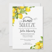 Lemon Bridal Shower Invitations - Main Squeeze Kaart (Voorkant)