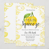 Lemon Bridal Shower Kaart (Voorkant / Achterkant)