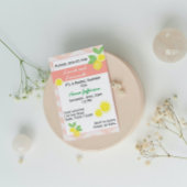 Lemon Bridal Shower Kaart