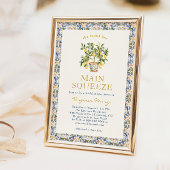 Lemon Bridal Shower Kaart