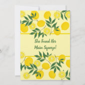 Lemon Bridal Shower Kaart (Achterkant)