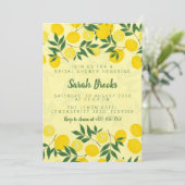Lemon Bridal Shower Kaart (Staand voorkant)