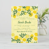 Lemon Bridal Shower Kaart (Staand voorkant)