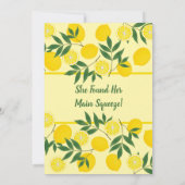 Lemon Bridal Shower Kaart (Achterkant)