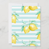 Lemon Bridal Shower Kaart (Achterkant)