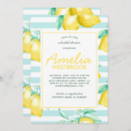 Lemon Bridal Shower Kaart