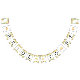 Lemon Bride is Vrijgezellenfeest die vlaggen bunde Vlaggetjes