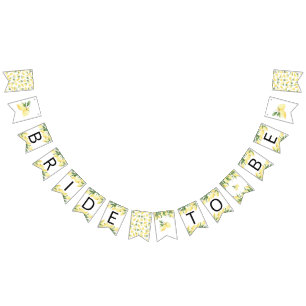 Lemon Bride is Vrijgezellenfeest die vlaggen bunde Vlaggetjes