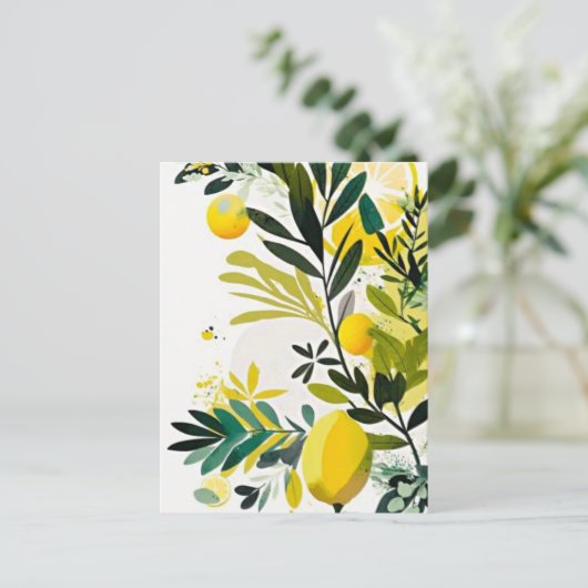 Lemon Briefkaart (Staand voorkant)