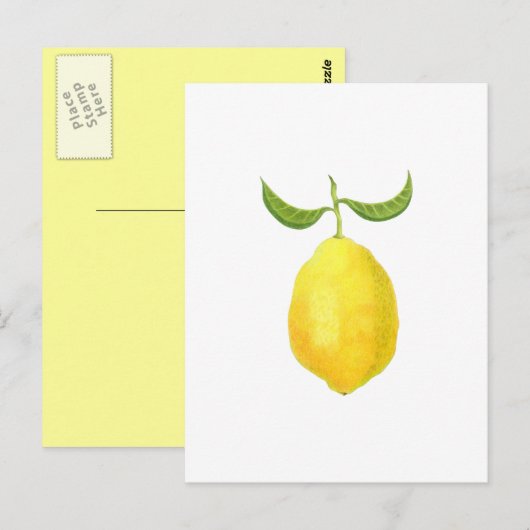 Lemon Briefkaart (Voorkant / Achterkant)