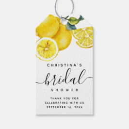 Lemon Bries Favor Bedankt Cadeaulabel