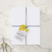 Lemon Bries Favor Bedankt Cadeaulabel (Met Touw)