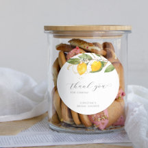 Lemon Bright Citrus Bloemige Bruiloft Feest Dank J