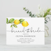 Lemon Brunch met de bruidsdouche Kaart (Staand voorkant)