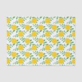 Lemon Bunch Fruit Pattern Decoupage Tissuepapier (Voorkant)