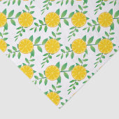 Lemon Bunch Fruit Pattern Decoupage Tissuepapier (Detail)