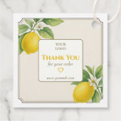 Lemon Business Bedankt Label (Achterkant)