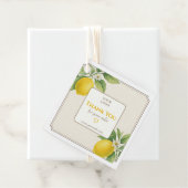 Lemon Business Bedankt Label (In situ)