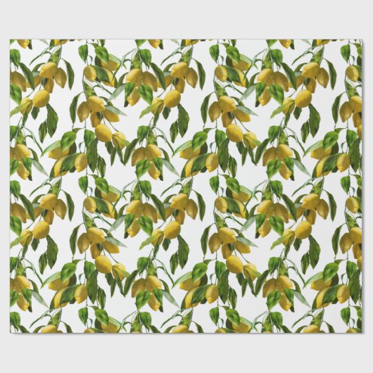 Lemon Cadeaupapier (Vlak)