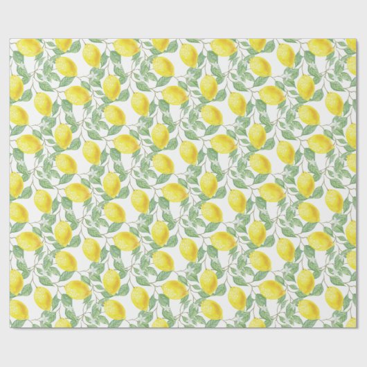 Lemon Cadeaupapier (Vlak)