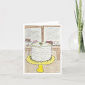 Lemon Cake Birthday Kaart (Voorkant)