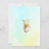 Lemon Cakes Waterverf Birthday Brunch Kaart (Achterkant)