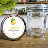 Lemon Canning Jar Label
