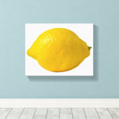 Lemon Canvas Afdruk (Insitu (Houten vloer))