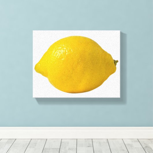 Lemon Canvas Afdruk (Insitu (Houten vloer))