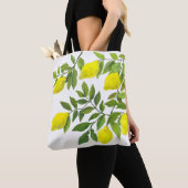 Lemon Canvas tas (Dichtbij)