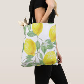 Lemon Canvas tas (Dichtbij)