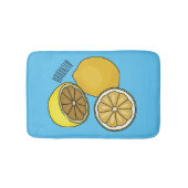 Lemon cartoon illustratie badmat (Voorkant)