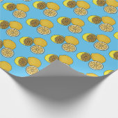 Lemon cartoon illustratie cadeaupapier (Hoek)