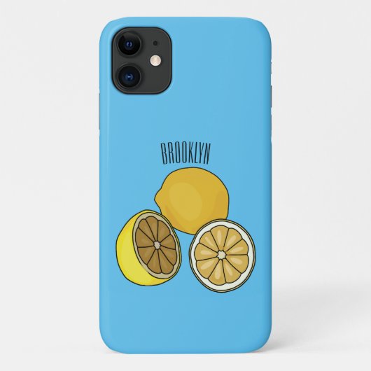 Lemon cartoon illustratie Case-Mate iPhone case (Achterkant)