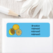 Lemon cartoon illustratie etiket (Insitu)