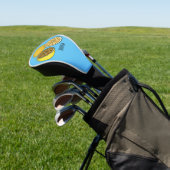 Lemon cartoon illustratie golfheadcover (Insitu)