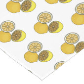 Lemon cartoon illustratie korte tafelloper (Hoek)